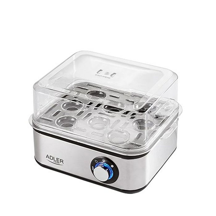 Bouilloire à œufs Adler AD 4486 Noir Argenté