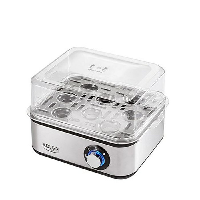 Bouilloire à œufs Adler AD 4486 Noir Argenté