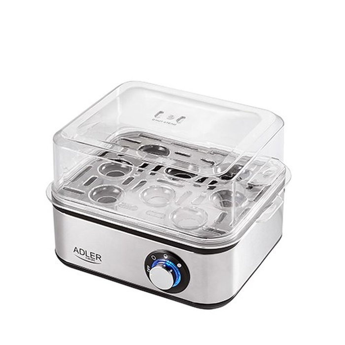 Bouilloire à œufs Adler AD 4486 Noir Argenté