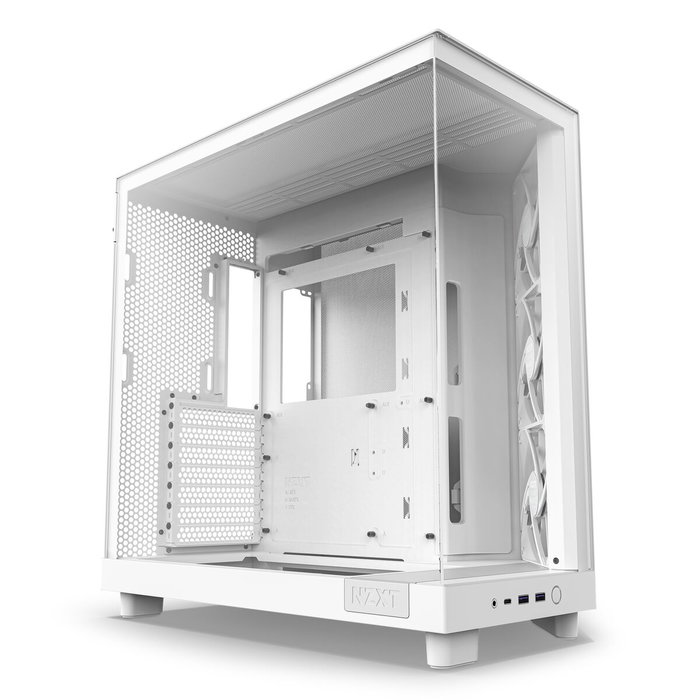 NZXT H6 Flow Boîtier Moyen Tour Blanc