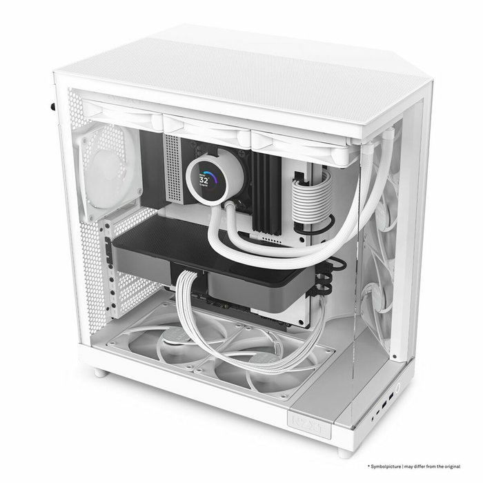 NZXT H6 Flow Boîtier Moyen Tour Blanc