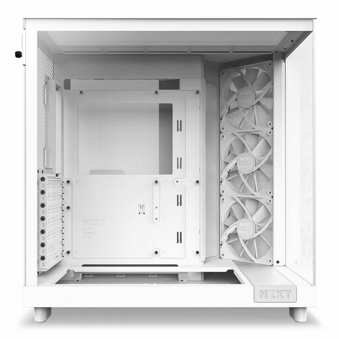 NZXT H6 Flow Boîtier Moyen Tour Blanc
