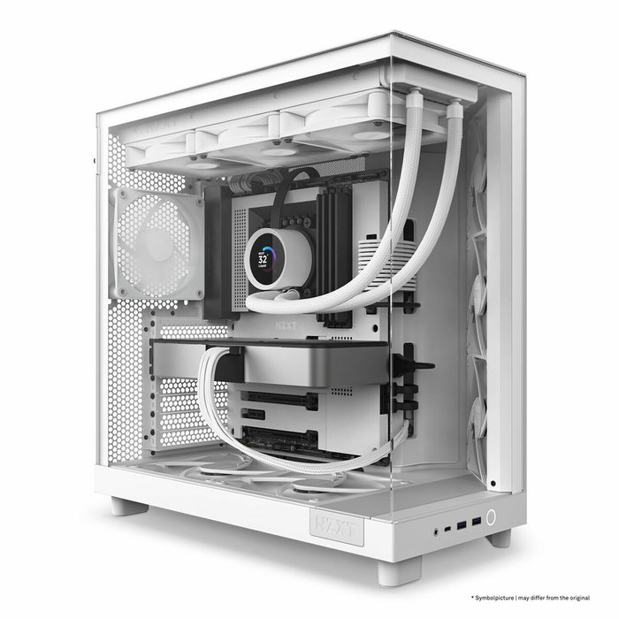 NZXT H6 Flow Boîtier Moyen Tour Blanc