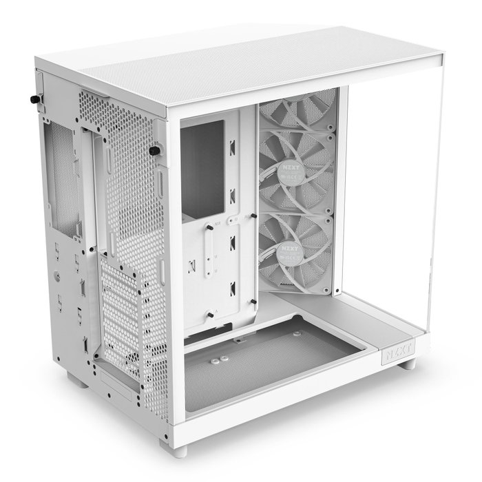 NZXT H6 Flow Boîtier PC Moyen-Tour Blanc