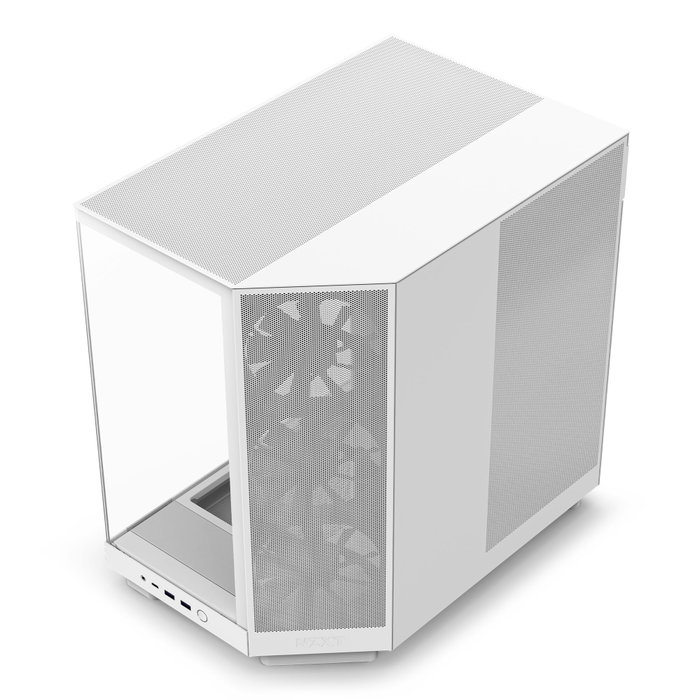 NZXT H6 Flow Boîtier PC Moyen-Tour Blanc