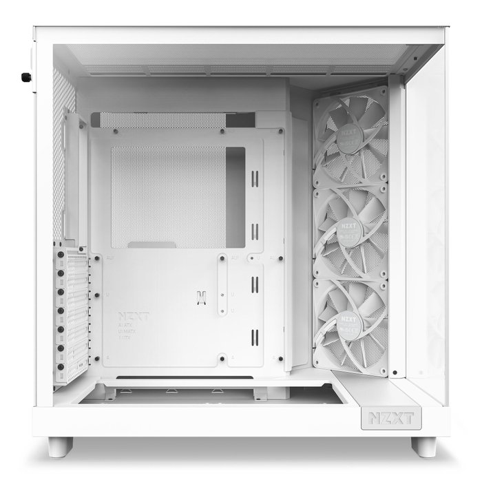 NZXT H6 Flow Boîtier PC Moyen-Tour Blanc