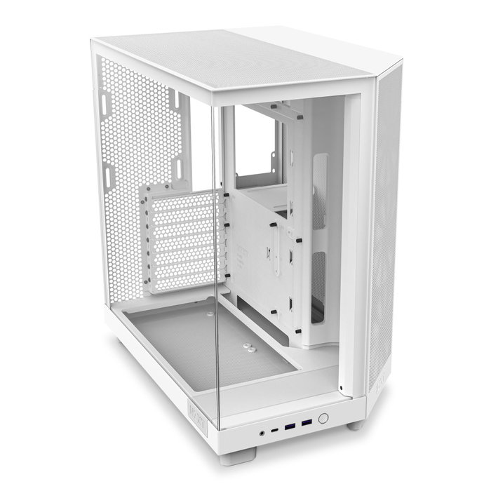 NZXT H6 Flow Boîtier PC Moyen-Tour Blanc