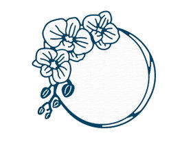 Misskuty Set de 3 emporte-pièces fins ZAG Couronne avec orchidée et fleurs