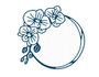 Misskuty Set de 3 emporte-pièces fins ZAG Couronne avec orchidée et fleurs