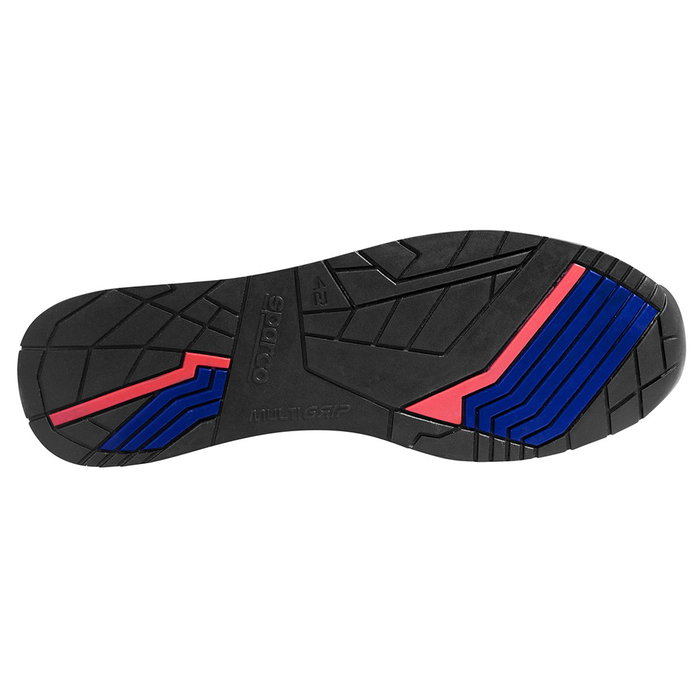 Sparco S0753643BMRS - Chaussure de sécurité S3 ESD Gymkhana-H taille 43, couleur bleu marine et rouge, pour atelier et paddock