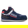 Sparco S0753643BMRS - Chaussure de sécurité S3 ESD Gymkhana-H taille 43, couleur bleu marine et rouge, pour atelier et paddock