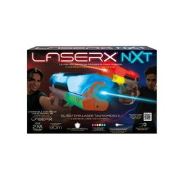 Bizak Laserx Next Level Pack Double - Blaster Laser avec 2 Modes de Tir et Écran Énergétique - Jouet pour Enfants dès 6 Ans