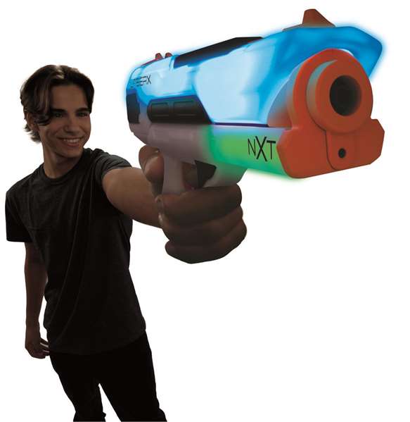 Bizak Laserx Next Level Pack Double - Blaster Laser avec 2 Modes de Tir et Écran Énergétique - Jouet pour Enfants dès 6 Ans