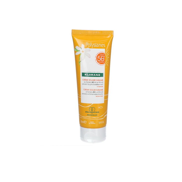 Klorane Polysianes Monoï y Tamanu Bio Crème Solaire Sublime SPF50+ 50 ml
