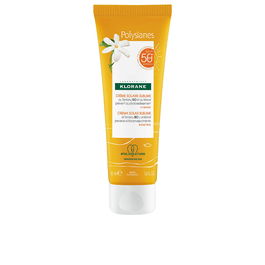 Klorane Crème Solaire Sublime SPF50+ Monoï et Tamanu Bio - Protection Très Haute SPF 50+ Visage et Corps - 50 ml