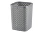 Pincello Corbeille à Papier Carrée Gris 19,8 x 0,3 x 19,3 cm Plastique PP (Set de 12)