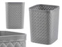 Pincello Corbeille à Papier Carrée Gris 19,8 x 0,3 x 19,3 cm Plastique PP (Set de 12)