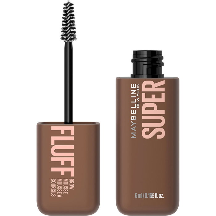 Maybelline Mascara Superfluff #257 Brun Moyen 5ml Volume et Définition Sourcils Longue Tenue 16H