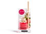 ACORDE Mikado 50 ml avec tige Fraise en verre, rotin, bois et plastique rouge 7x17x5 cm (Set de 12)