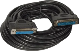 ALGAMLIGHT Câble ILDA Noir 10 mètres pour Lasers Spectrum - Sub-D 25