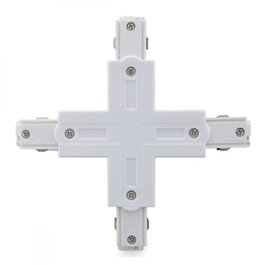 Connecteur Triphasé Blanc pour rail triphasé