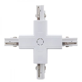 Connecteur Triphasé Blanc pour rail triphasé