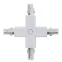 Connecteur + Rail Triphasé Blanc