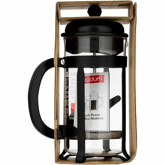 Bodum Cafetière à piston Java, 1 l, Noir