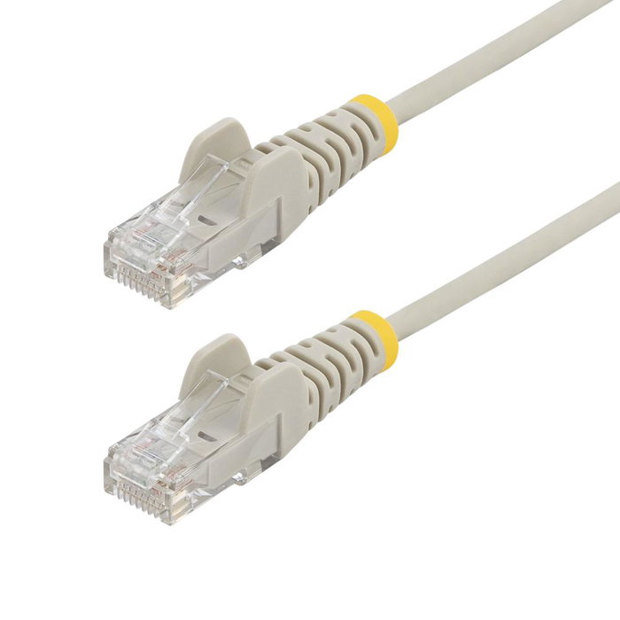 Startech Câble Ethernet Cat6 Slim 1,5 m Gris RJ45 Snagless Startech Câble Ethernet Cat6 Slim 1,5 m Gris RJ45 Snagless