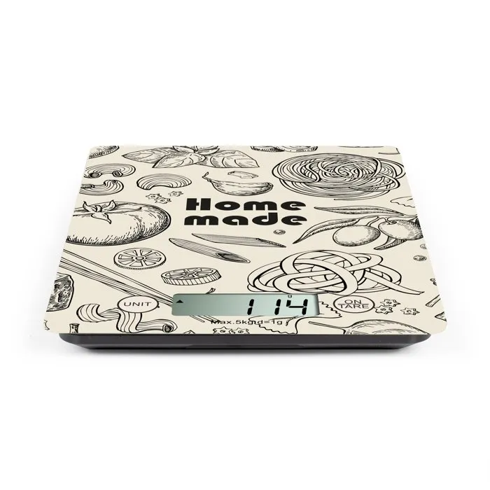 Livoo Balance de cuisine électronique DOM451HM avec plateau en verre