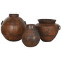 Home ESPRIT Vase Brun foncé Fer 80 x 80 x 67 cm