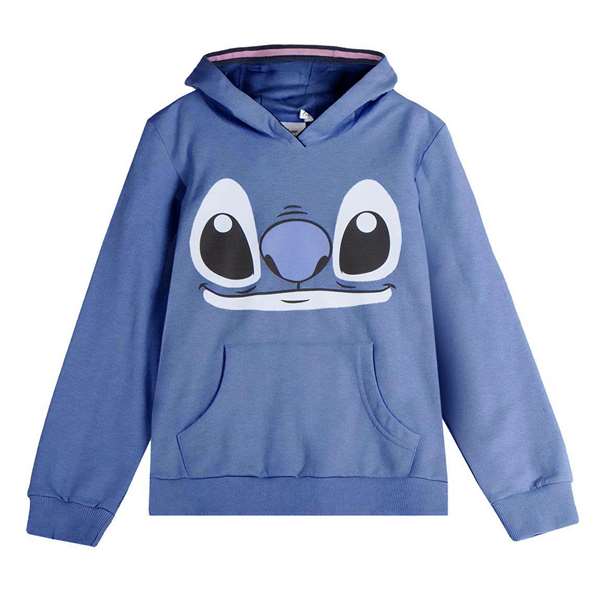 Cerdá Sweat-shirt à capuche en coton brushed Stitch pour enfant 6 ans - Taille 6 ans - Bleu Cerdá Sweat-shirt à capuche en coton brushed Stitch pour enfant 6 ans - Taille 6 ans - Bleu