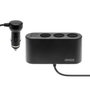 SAVIO Multiprise d'allume-cigare automobile SA-024 avec 3 prises et 2 ports USB-A