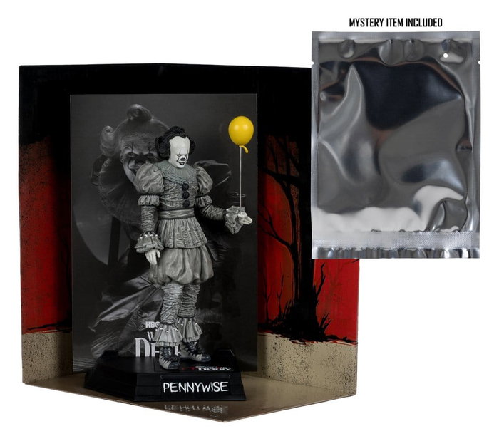 McFarlane Toys Figurine Pennywise Movie Maniacs (Noir et Blanc)