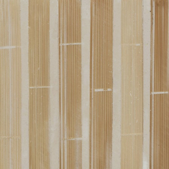 Bougeoir Beige Bambou Bois MDF 10,5 x 10,5 x 10,5 cm