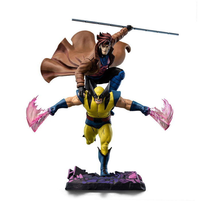 Marvel statuette 1/10 Deluxe Art Scale X-Men´97 Gambit & Wolverine 29 cm