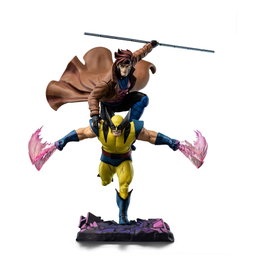 Iron Studios Marvel X-Men´97 Gambit & Wolverine Statuette Deluxe Art Scale 1/10