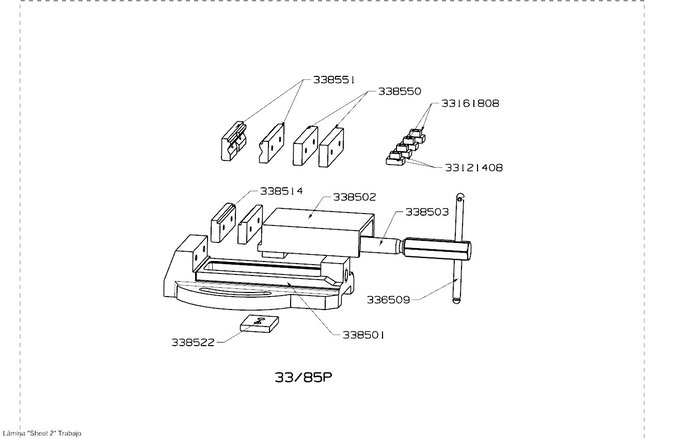 Étau de Perçage Forza Professionnel 85X90 Étau de Perçage Forza Professionnel 85X90