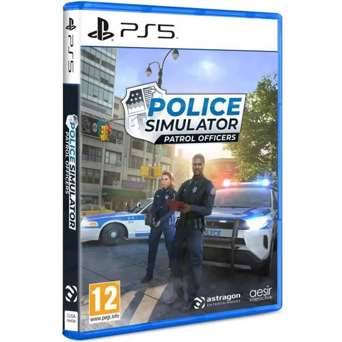 Microids - Police Simulator Patrol Officers - Jeu PS5 - Simulation de vie d'agent de police dans une ville fictive américaine