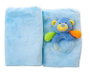 Creaciones Llopis - Set boîte + couverture bébé coralina 100 x 75 cm + hochet ours 16 cm