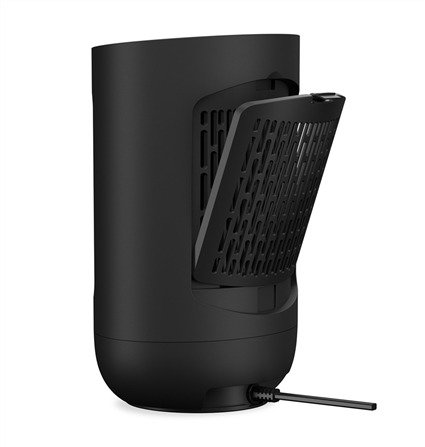 Duux DXCH41 Radiateur céramique d'appoint Zone Personal 1500 W Noir, trois réglages de chaleur, thermostat, indice IP21 pour salles humides