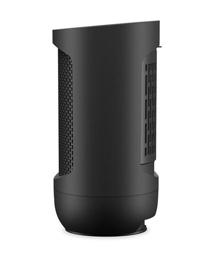 Duux DXCH41 Radiateur céramique d'appoint Zone Personal 1500 W Noir, trois réglages de chaleur, thermostat, indice IP21 pour salles humides