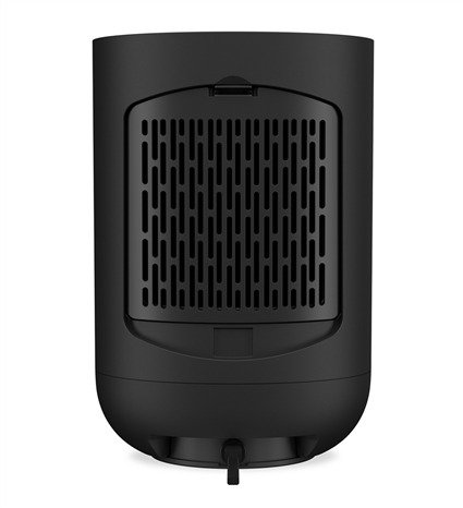 Duux DXCH41 Radiateur céramique d'appoint Zone Personal 1500 W Noir, trois réglages de chaleur, thermostat, indice IP21 pour salles humides