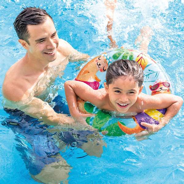 Intex - Bouée transparente 61 cm - 3 modèles - Pour 6 à 10 ans - Modèles variés (PVC) Intex - Bouée transparente 61 cm - 3 modèles - Pour 6 à 10 ans - Modèles variés (PVC)