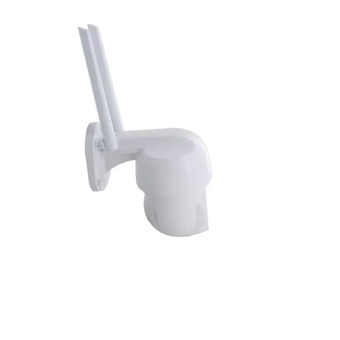 Dio Connected Home Lot de 2 caméras extérieures rotatives 4MP, vision nocturne couleur 10m, rotation 355°/90°, audio bidirectionnel