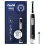 Brosse à dents électrique Oral-B Pro Series 1, noire, oscillo-rotative, rechargeable avec 1 brossette supplémentaire
