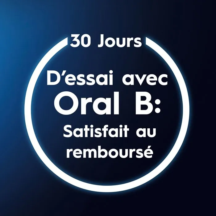 Brosse à dents électrique Oral-B Pro Series 1, noire, oscillo-rotative, rechargeable avec 1 brossette supplémentaire