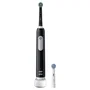 Brosse à dents électrique Oral-B Pro Series 1, noire, oscillo-rotative, rechargeable avec 1 brossette supplémentaire