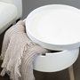 Vinthera Table d'appoint Moa Blanc Beige 38 x 43 cm (4 Unités)