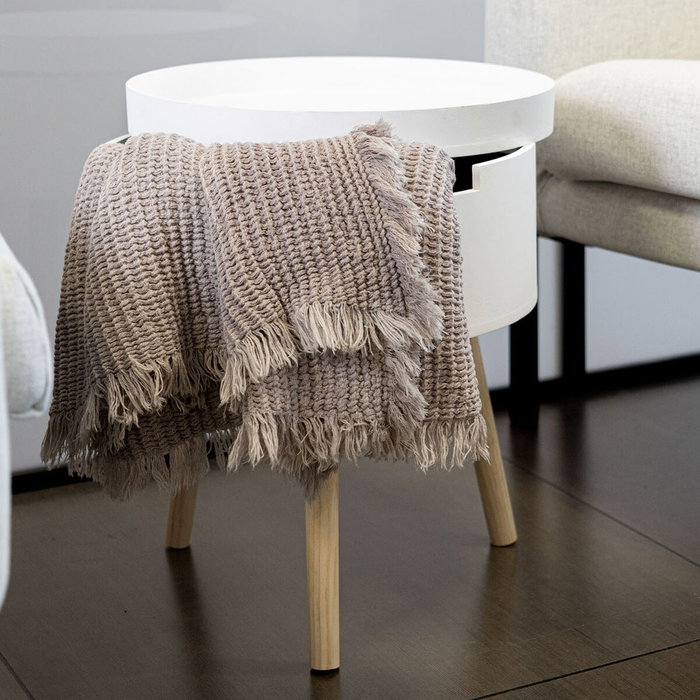 Vinthera Table d'appoint Moa Blanc Beige 38 x 43 cm (4 Unités)